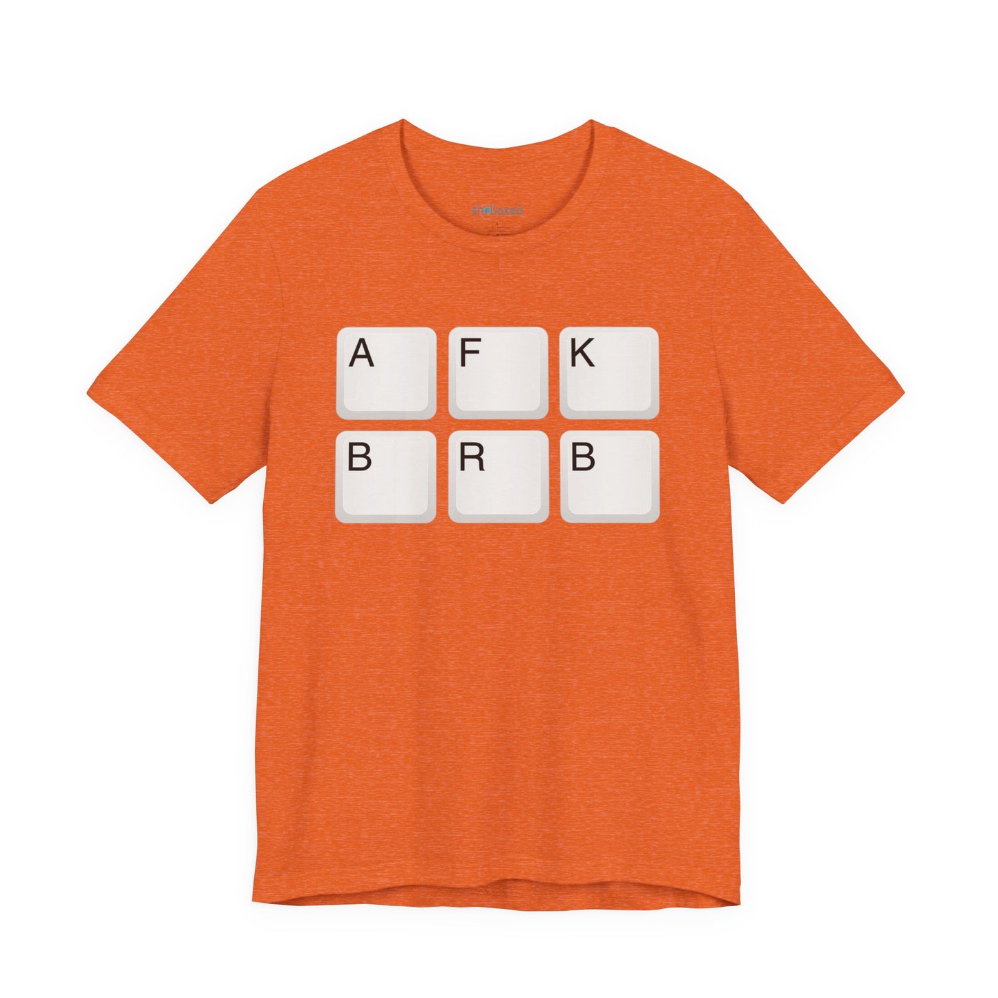 "AFK BRB" T-Shirt — Gamer Humor Keyboard Keys Graphic Tee