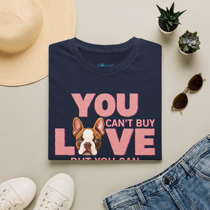 Rescue Love T-Shirt — "You Can’t Buy Love but You Can Rescue It" Dog Graphic Tee