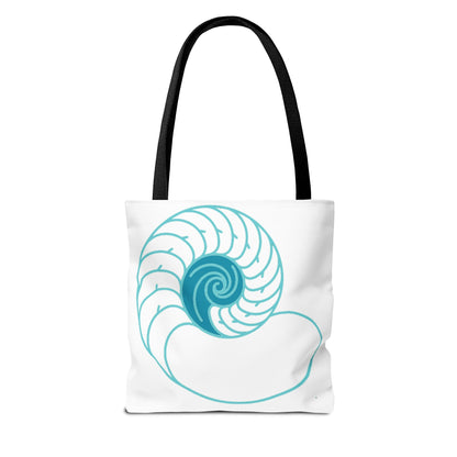 "Get Shellaxed" Nautical Seashell Tote Bag