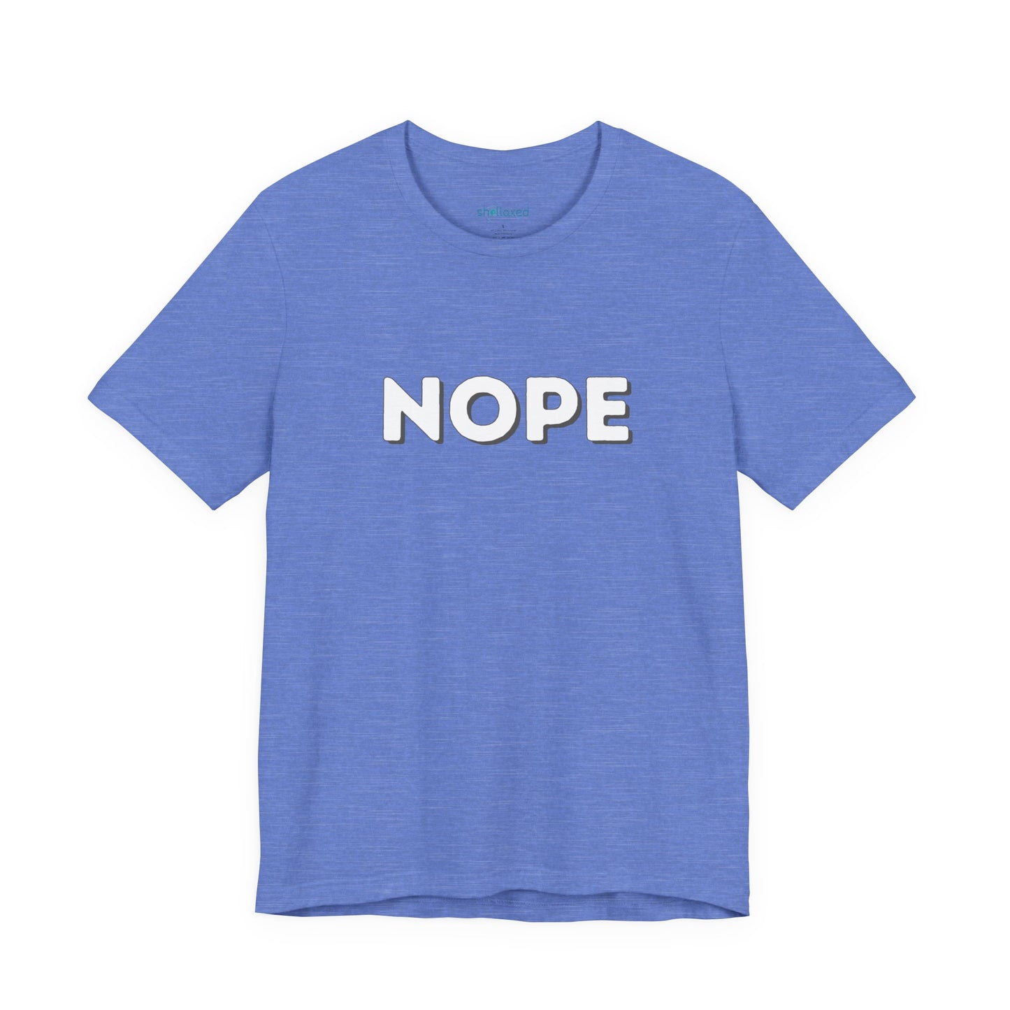 NOPE Graphic Tee — Minimalist Statement T-Shirt