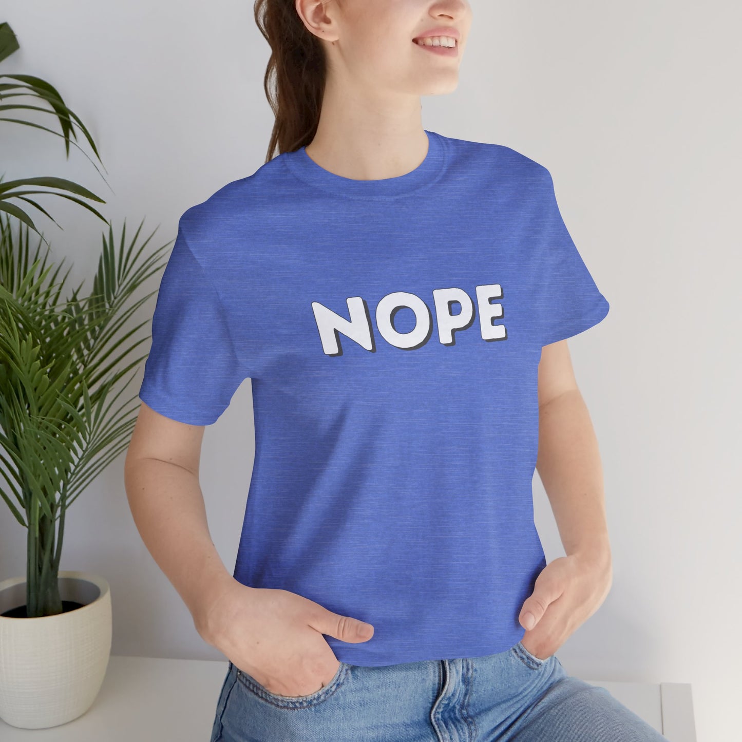 NOPE Graphic Tee — Minimalist Statement T-Shirt