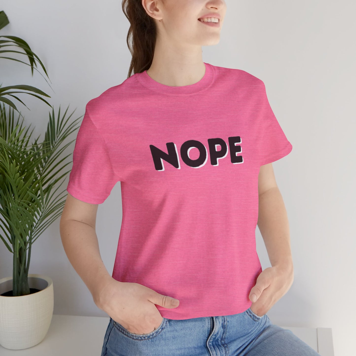 NOPE Graphic Tee — Minimalist Statement T-Shirt