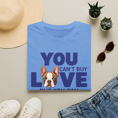 Rescue Love T-Shirt — "You Can’t Buy Love but You Can Rescue It" Dog Graphic Tee