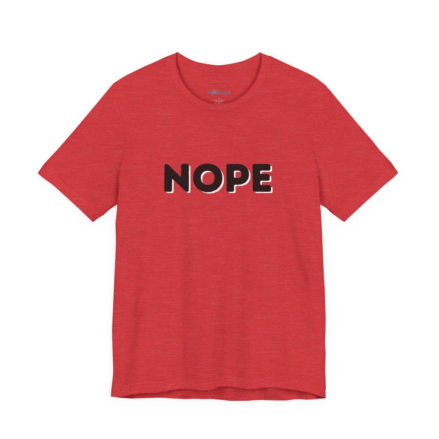 NOPE Graphic Tee — Minimalist Statement T-Shirt