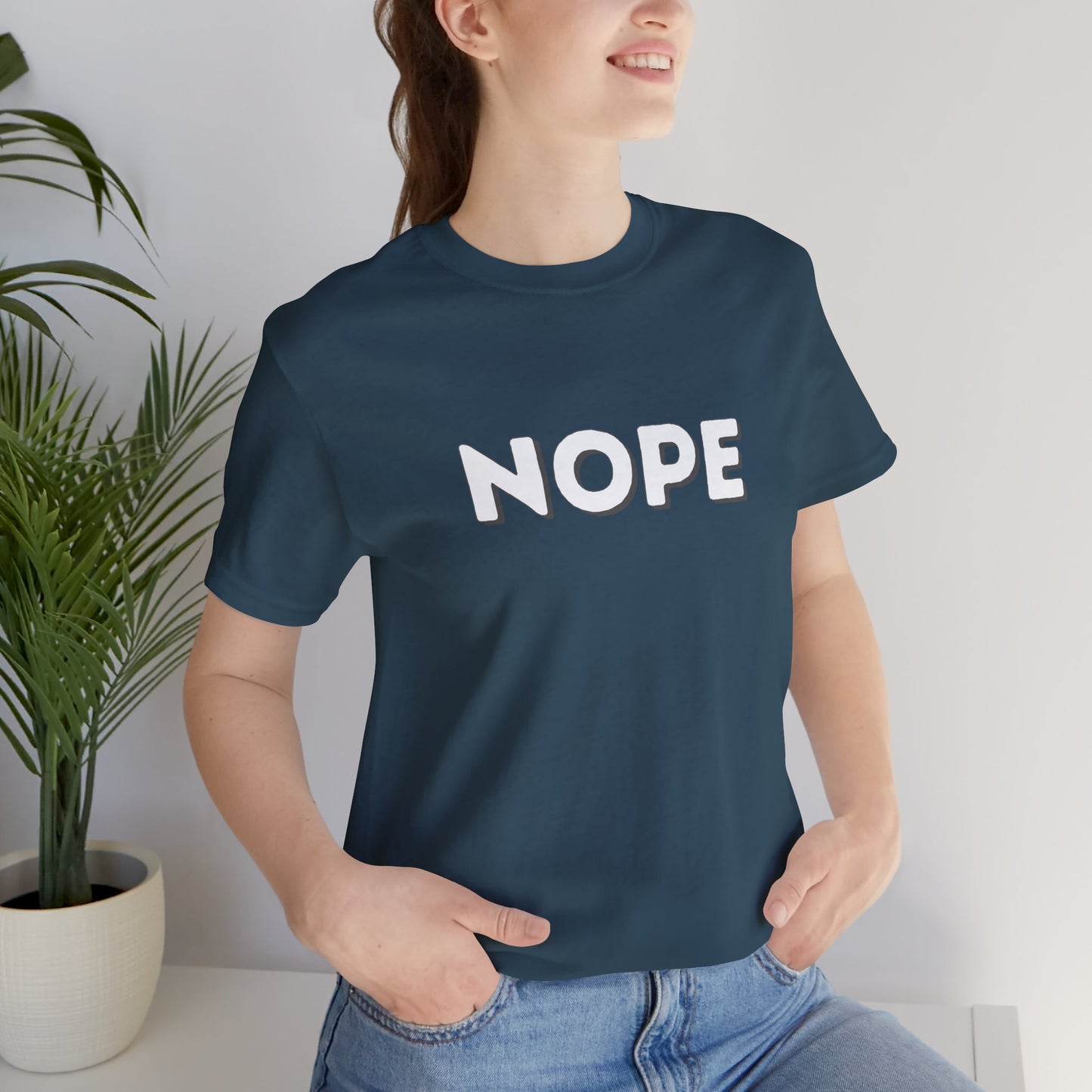 NOPE Graphic Tee — Minimalist Statement T-Shirt