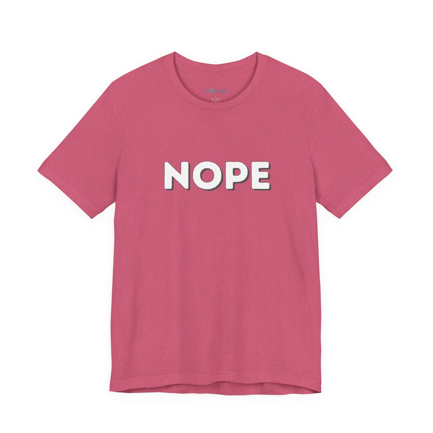 NOPE Graphic Tee — Minimalist Statement T-Shirt