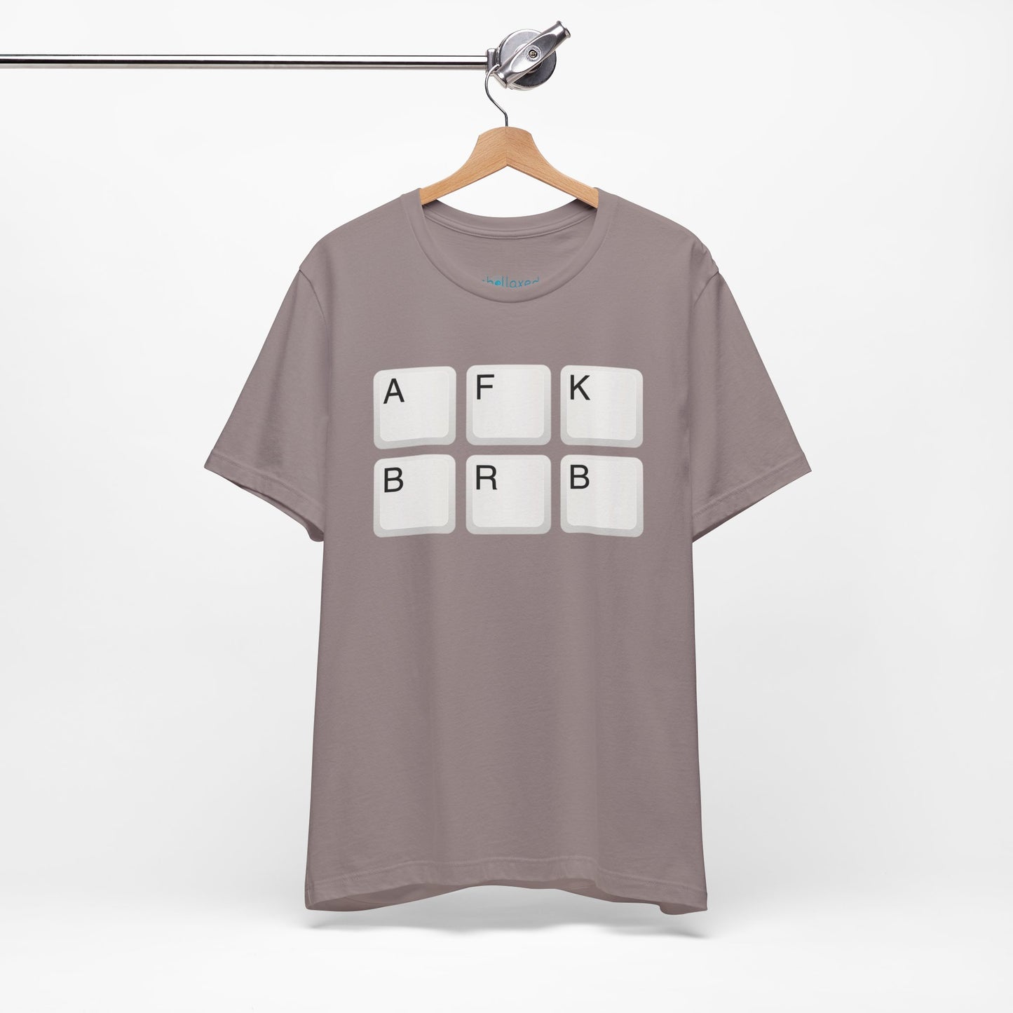 "AFK BRB" T-Shirt — Gamer Humor Keyboard Keys Graphic Tee