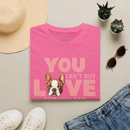 Rescue Love T-Shirt — "You Can’t Buy Love but You Can Rescue It" Dog Graphic Tee