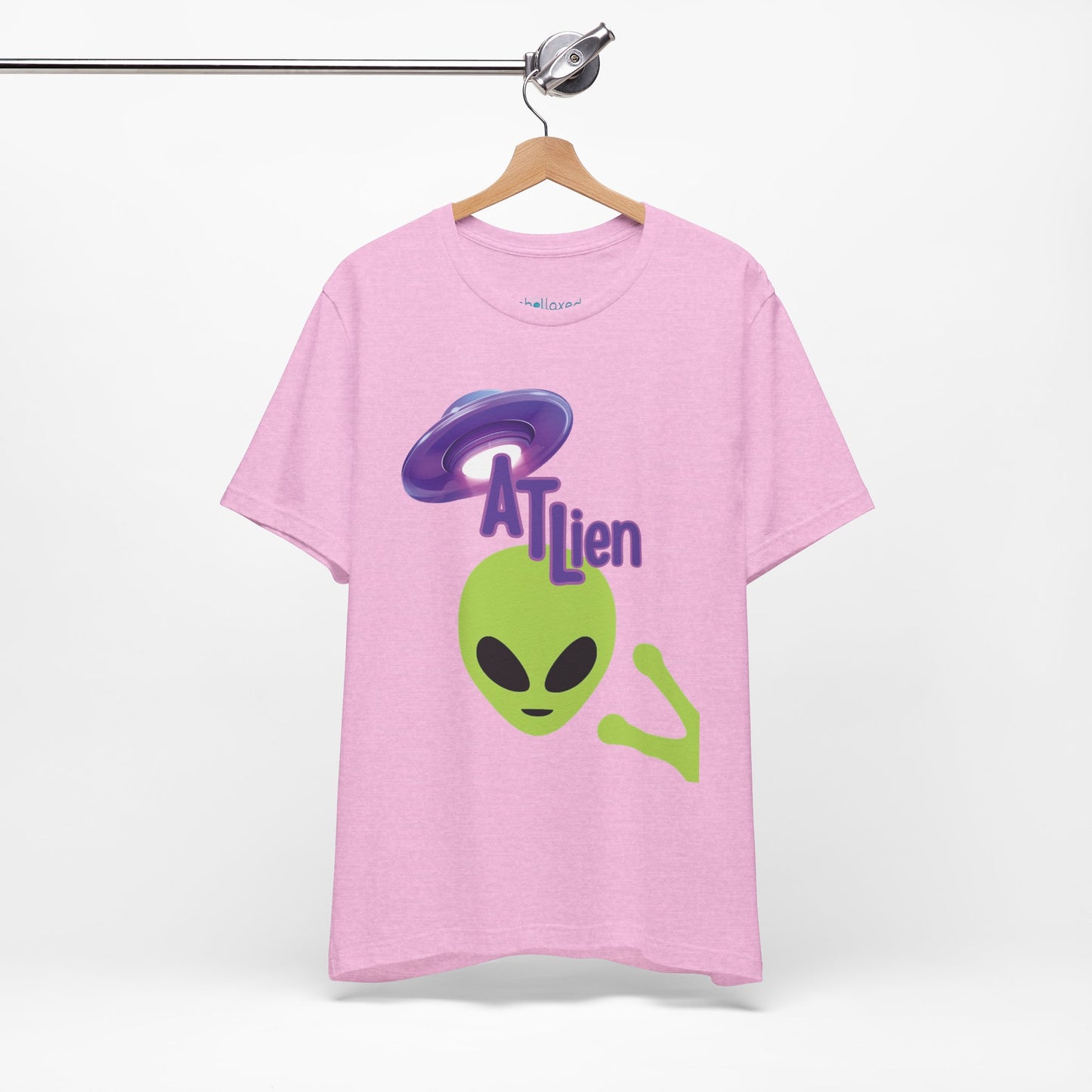 ATL Alien Graphic T-Shirt – Green Alien & Purple UFO Tee