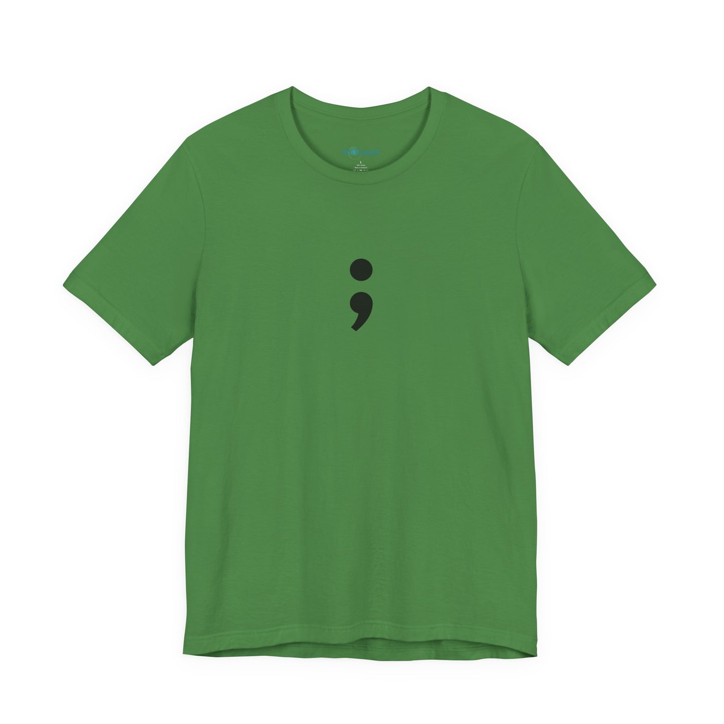 Semicolon Minimalist Tee — Mental Health Awareness T-Shirt