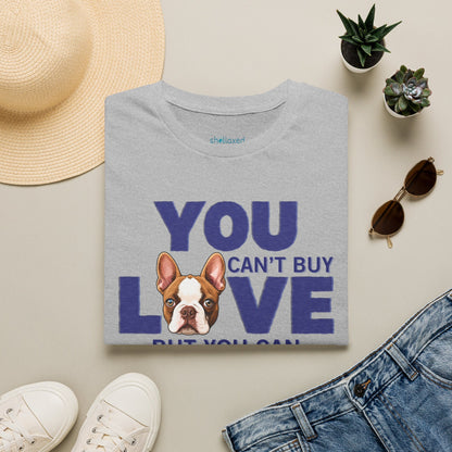 Rescue Love T-Shirt — "You Can’t Buy Love but You Can Rescue It" Dog Graphic Tee