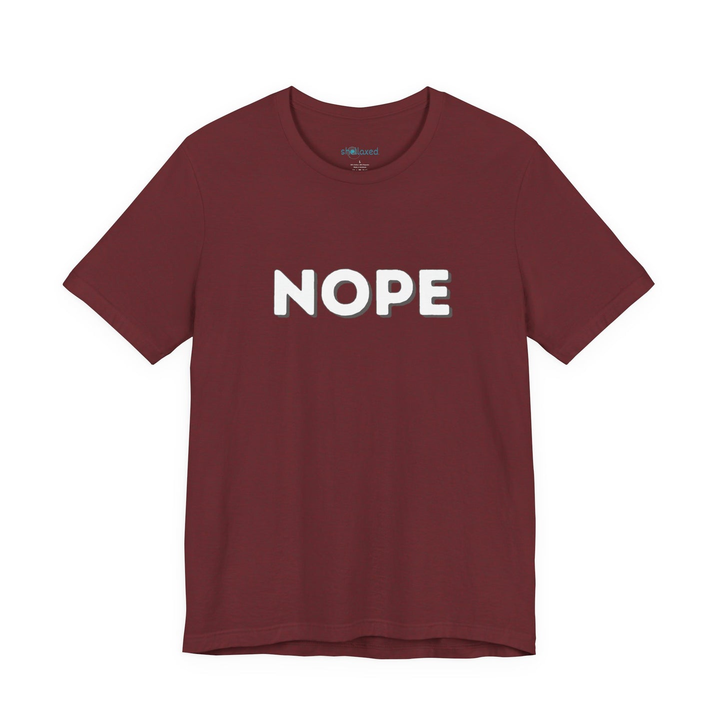 NOPE Graphic Tee — Minimalist Statement T-Shirt