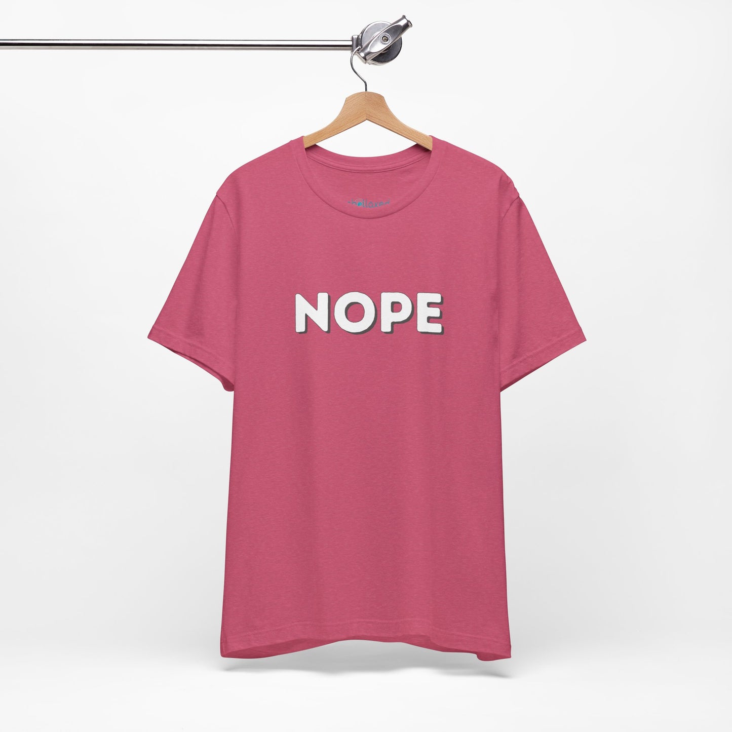 NOPE Graphic Tee — Minimalist Statement T-Shirt