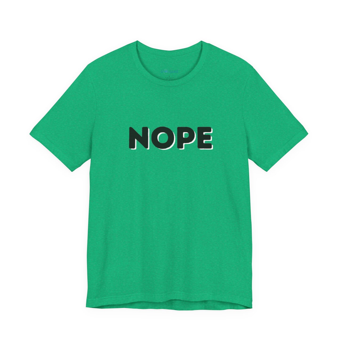 NOPE Graphic Tee — Minimalist Statement T-Shirt