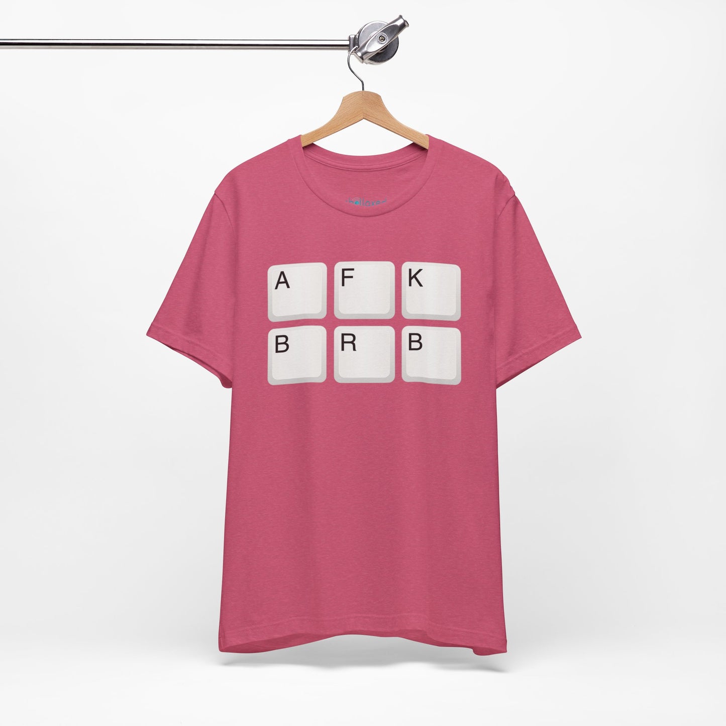 "AFK BRB" T-Shirt — Gamer Humor Keyboard Keys Graphic Tee